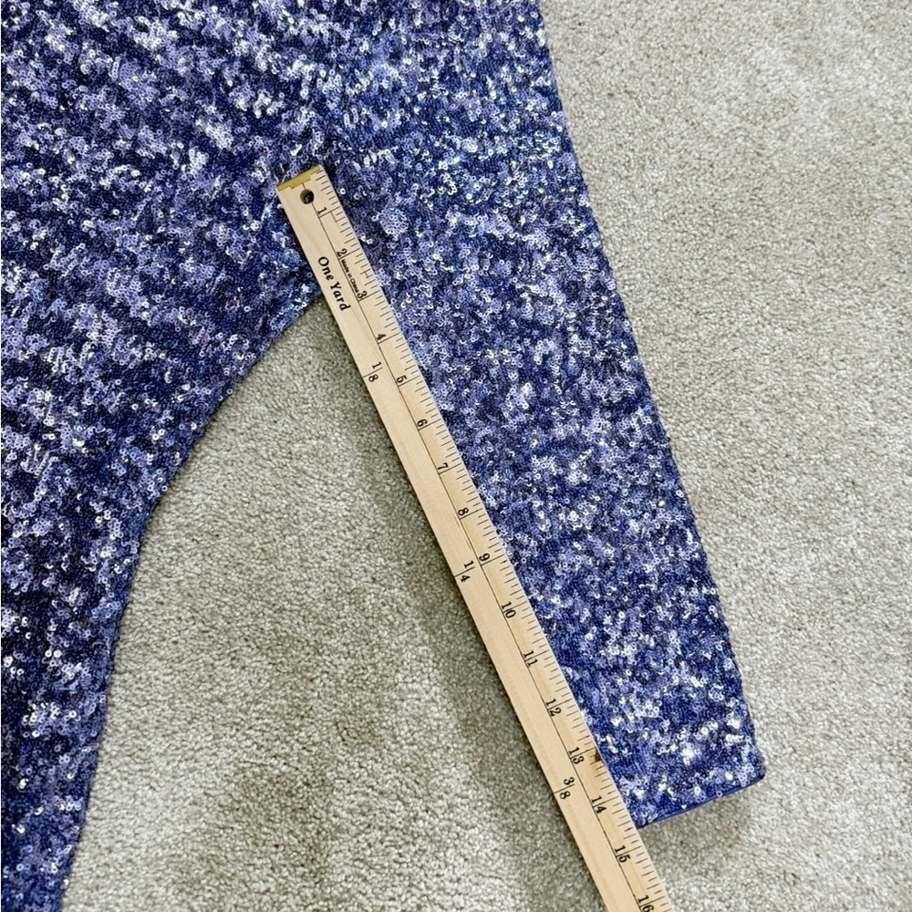 SHOSHANNA - Serena Glitter Mini Dress - Periwinkle- size 8 - Immaculate - Picture 12 of 16